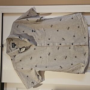 Billabong boys collared button-down shirt, worn once, outgrew size extra large.